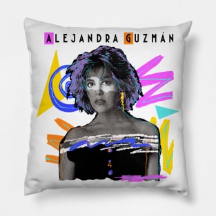 ALEJANDRA GUZMAN 80S RETRO STYLE Pillow