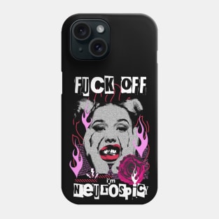 Fuck Off I'm Neurospicy Shirt Funny Neurodiversity Gift Autism Pride ADHD Phone Case