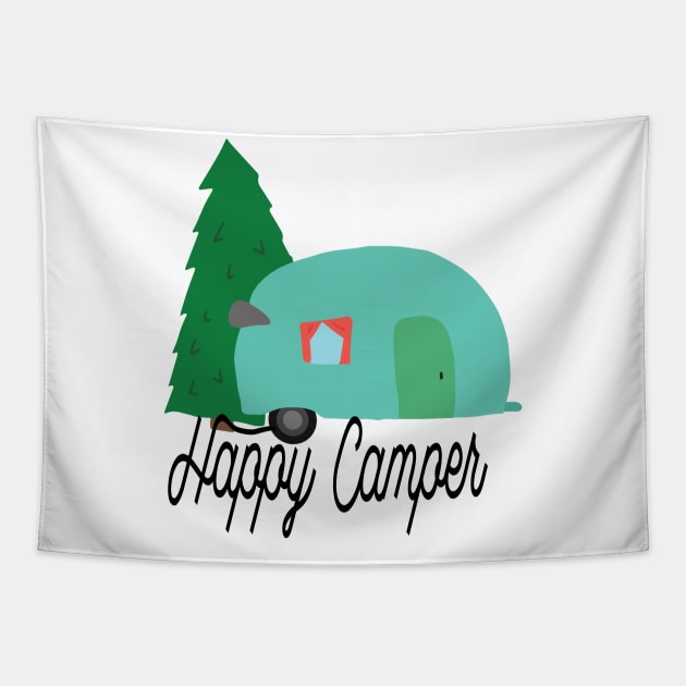 Happy Camper Tapestry by Nataliatcha23