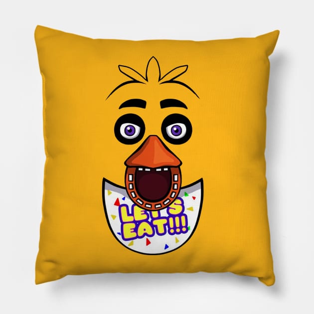 Let's Eat! Pillow by Christastic