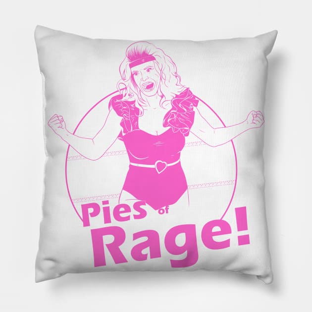 Pies of Rage! Pillow by DrMadness