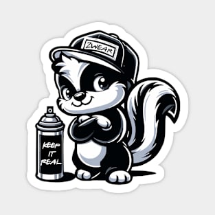 Keep It Real Graffiti Mascot Magnet