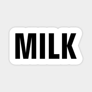 Milk Word - Simple Bold Text Magnet