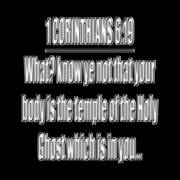 Bible Verse 1 Corinthians 6:19 by Holy Bible Verses