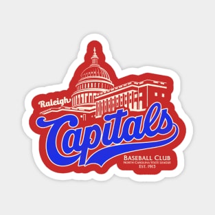 Defunct Raleigh Capitals Baseball Team Magnet