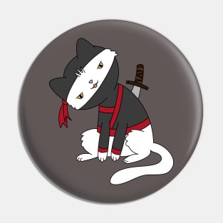 Ninja Cat Pin