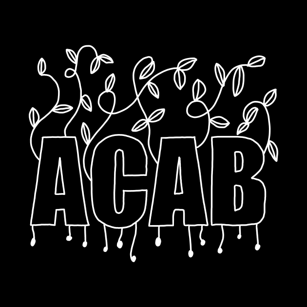 ACAB (white lines) by NickiPostsStuff