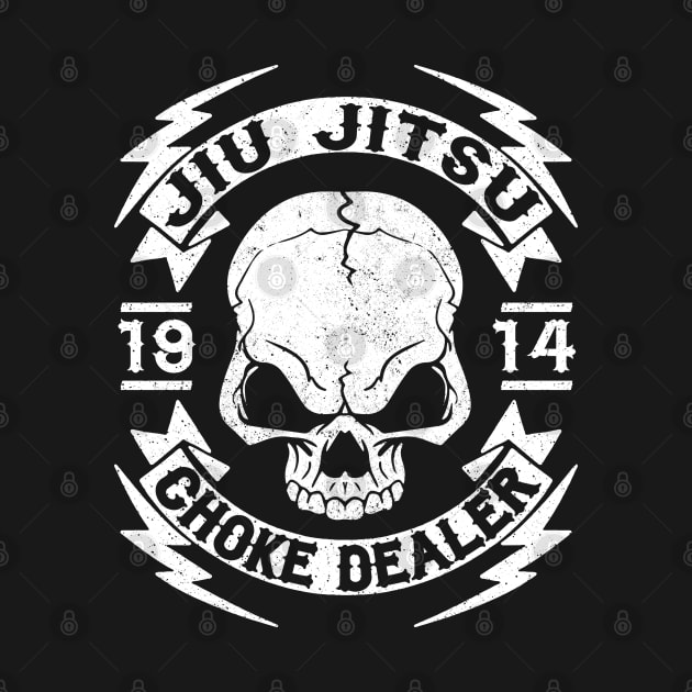 JIU JITSU T SHIRT, CHOKE DEALER, BJJ SHIRT, MMA TSHIRT by Tshirt Samurai