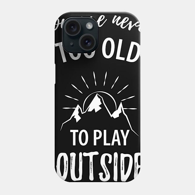 Mountains Hiking Phone Case by Johnny_Sk3tch