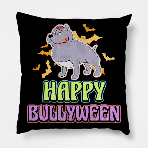 Happy Bullyween Pillow by KnMproducts