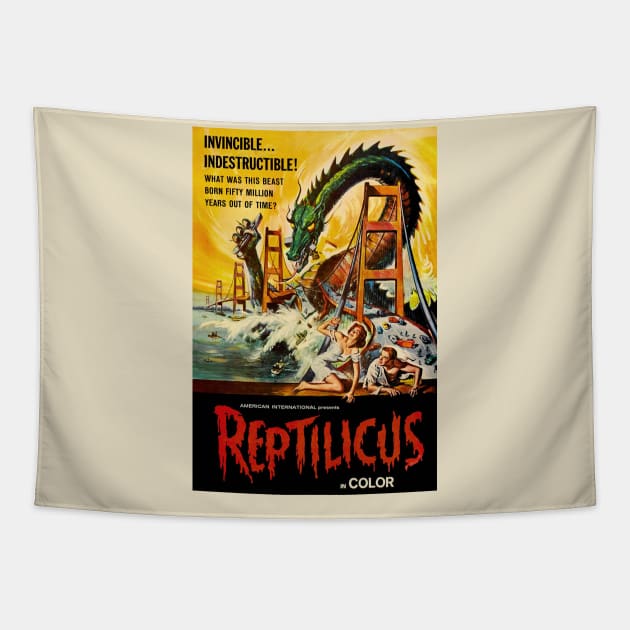 reptilicus Tapestry by Snapdragon