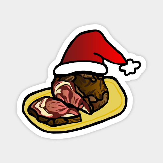 Christmas Roast Beast Magnet by GemmasGems