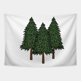 Pine Trees Tapestry