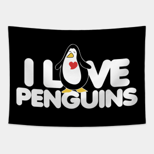 I love penguins Tapestry