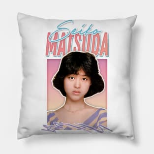 Seiko Matsuda // Retro 80s Fan Art Design Pillow