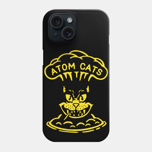 Fallout Atom Cats Garage Yellow Phone Case by katmargoli