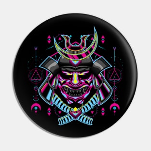 samurai head mask Pin