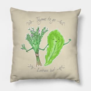 Thyme to Go, Lettuce Leaf Pillow