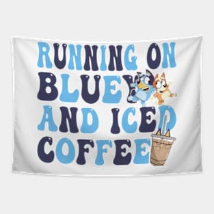 bluey and iced coffee Tapestry