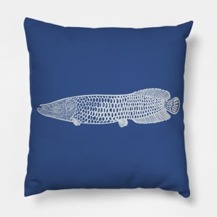 Arapaima detailed nature lover's design Pillow