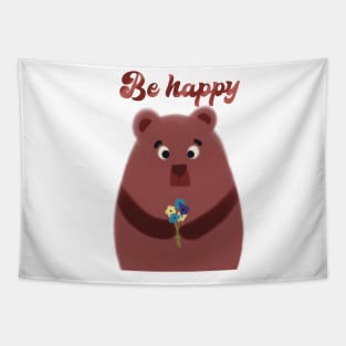 Be happy Tapestry