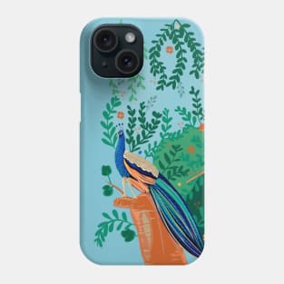 Peacocks on trees Phone Case