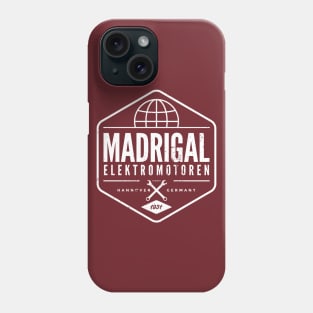 Madrigal Elektromotoren (aged look) Phone Case