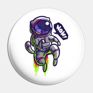 Dog in Space Pin