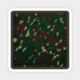 Camouflage - Dark green and Brown Army Magnet