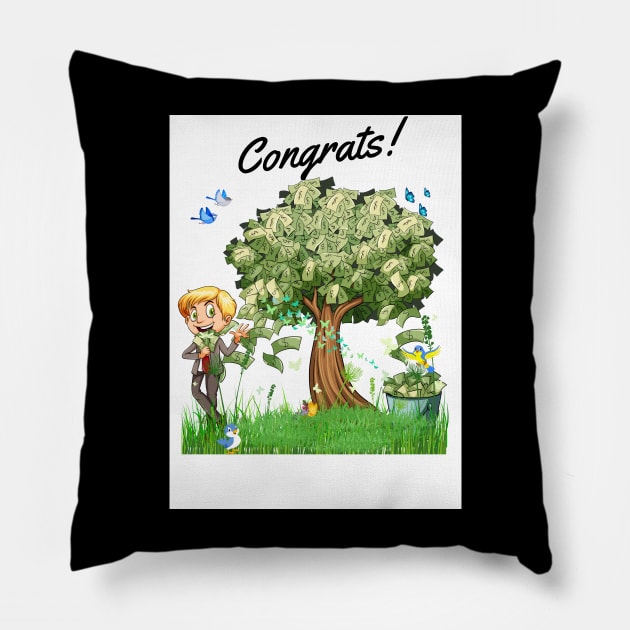 Money Tree Pillow by MGRCLimon