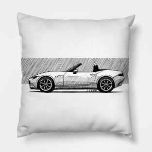 Japanese roadster Pillow