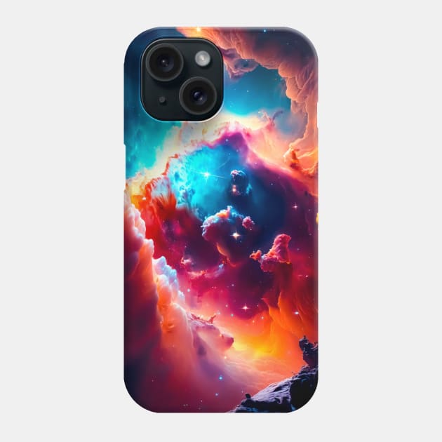 Enigmatic Universe: Chaotic Magic Phone Case by James Garcia