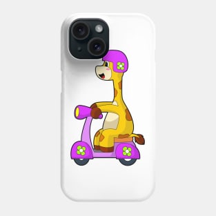 Giraffe Scooter Phone Case