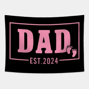 Dad Established Est 2024 Tapestry