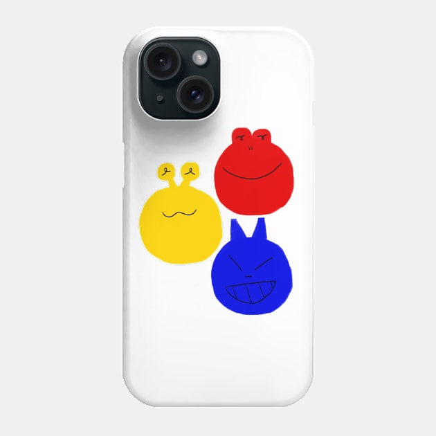 Cat Frog Slog Phone Case by erasendaboveus