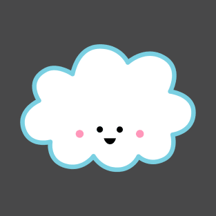 Puffy Little Cloud | by queenie's cards T-Shirt