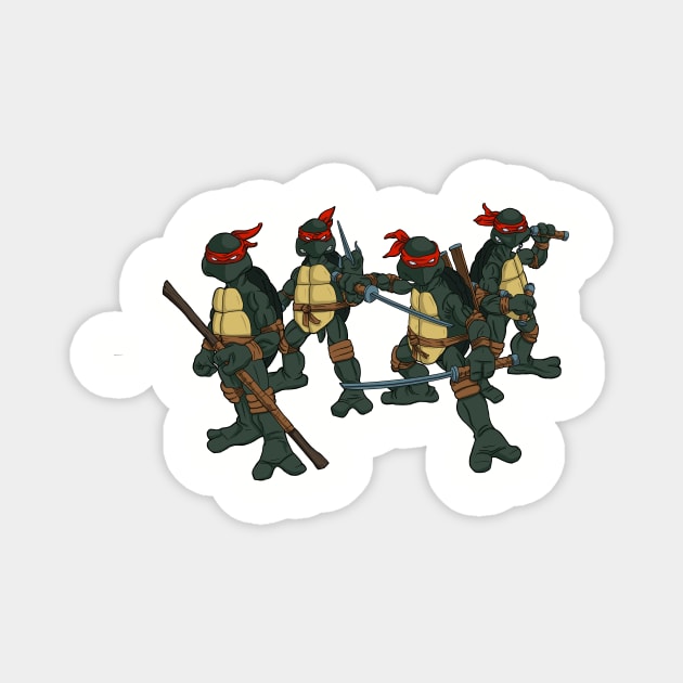 Teenage mutant ninja turtles Magnet by ryanbudgie