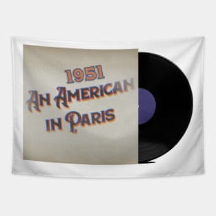 RETRO VINYL MOVIES AN AMERICAN IN PARIS Tapestry