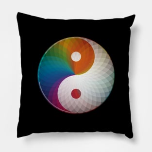 Multi Color Yin Yang Pillow