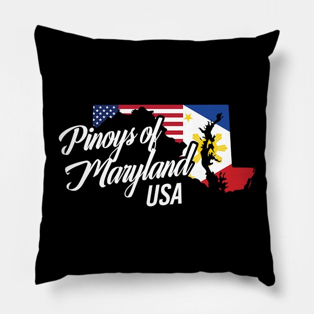 Filipinos of Maryland Design for Proud Fil-Ams Pillow by c1337s