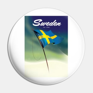 Sweden Travel poster Pin