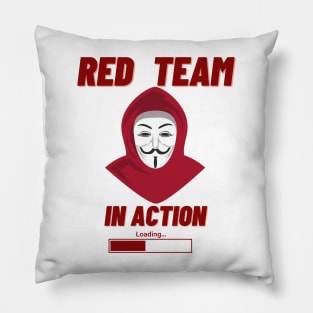 Red Team in Action Pillow