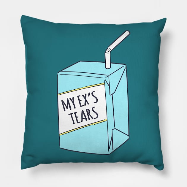 My Ex's Tears Pillow by sqwear