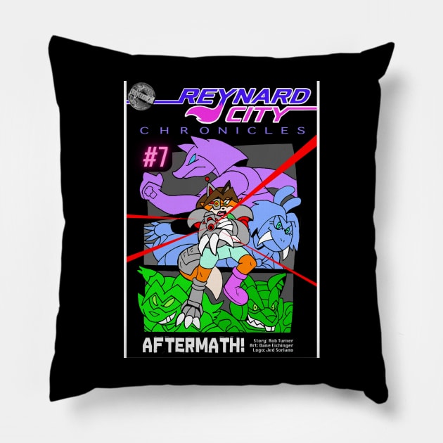 Reynard City Issue 7 cover Pillow by Reynard City