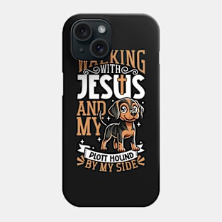 Jesus and dog - Plott Hound Phone Case