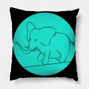 Elephant Lover Pillow