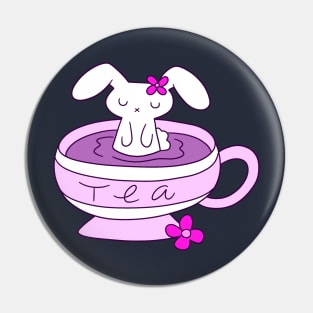 Bunny Tea Pin