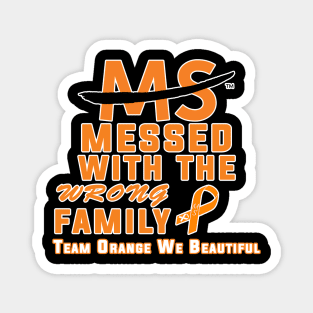 Team Orange We Beautiful Magnet