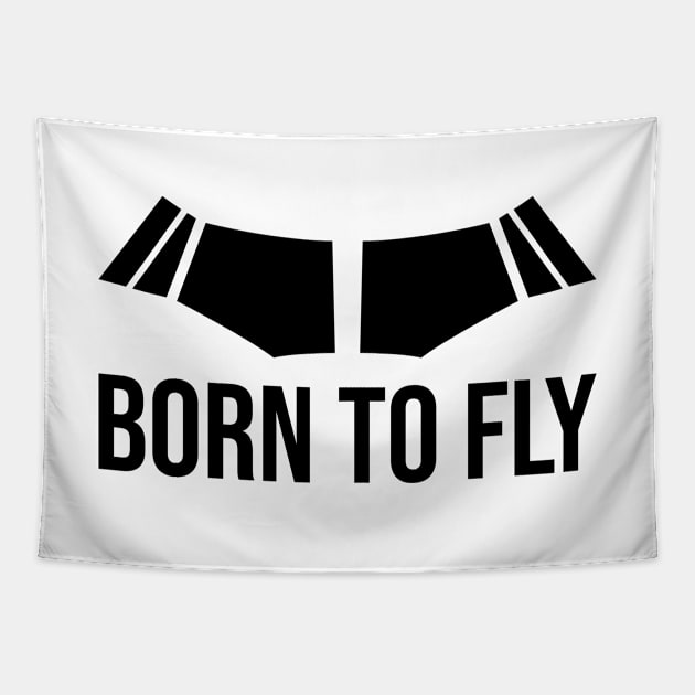 Born to Fly Tapestry by Aviation Goodies