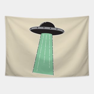 UFO Tractor Beam Tapestry